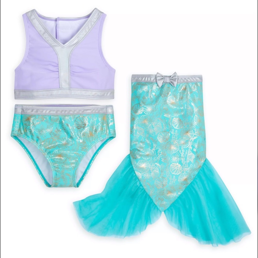 Disney Mermaid Swim Set - Lavender and Aqua